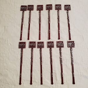 Vintage Las Vegas Mint Cocktail Swizzle Stir Sticks Set 12 Del Webbs Casino New